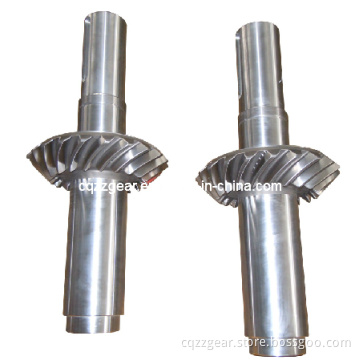 Spiral Bevel Gear Shaft for Ship Lift for Marine Gearbox (ZZ1032)